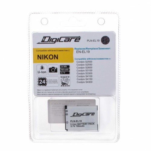 DigiCare Аккумулятор Nikon EN-EL19