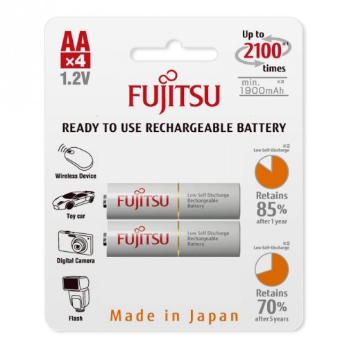 Fujitsu Аккумулятор Ready to use АА 2000 mАh блистер 2 шт