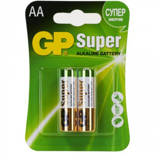 GP Super Батарейка AA блистер 2 шт