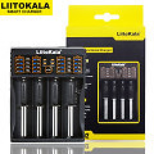 Liitokala Lii-402 на 4 акк. 220-12V USB, powerbank,LiIon , LiFe, NiMh