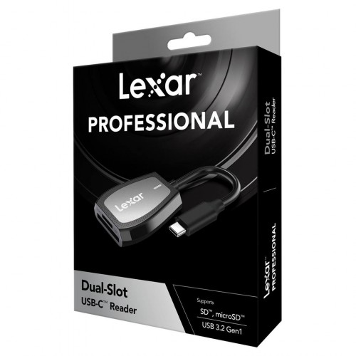  Lexar Картридер Professional SD, microSD USB3.2 Gen1