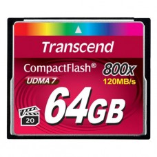 Transcend Карта памяти CF 800X 64Gb