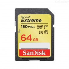 SanDisk Карта памяти SD eXtreme 150MB/s 64GB