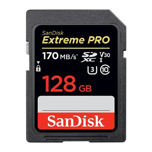 SanDisk Карта памяти SD eXtremePro 170MB/s 128GB