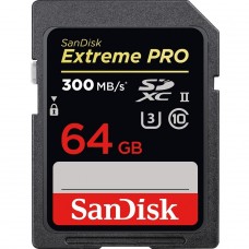 SanDisk Карта памяти SD eXtremePro 300MB/s 64GB