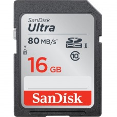 SanDisk Карта памяти SD Ultra 80MB/s 16GB