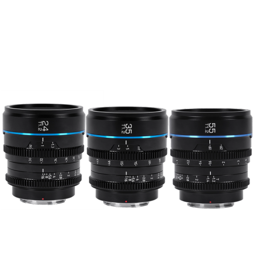 Sirui Nightwalker 24/35/55mm T1.2 S35 E-mount Комплект объективов