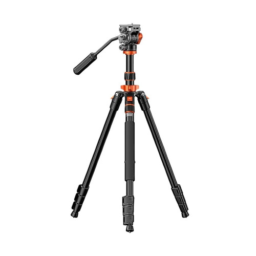 Штатив K&F Concept K234A7 с видеоголовой FH-03