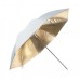 Fujimi Зонт золото/серебро 84 см FJU564-33 переключаемый
